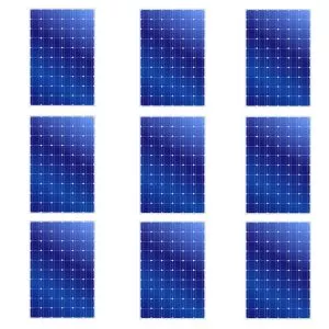 סט 9 פאנלים סולאריים  MONO 540W 49V כולל מתאמים ומפצל MC4 PARALEL