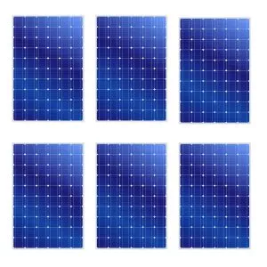 סט 6 פאנלים סולאריים  MONO 540W 49V כולל מתאמים ומפצל MC4 PARALEL