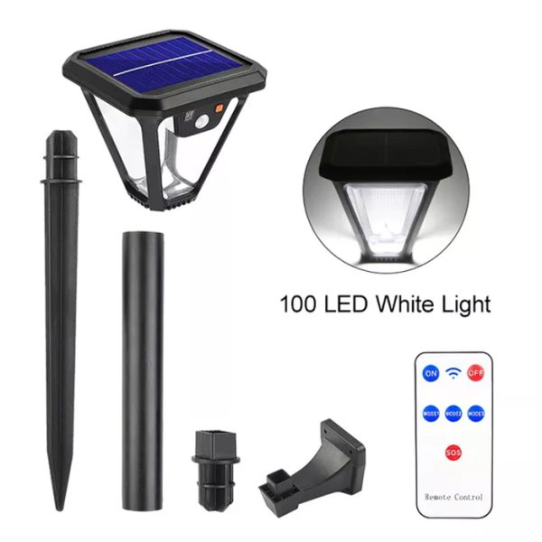 תאורת גינה סולארית 5W 2400Mah 3000K