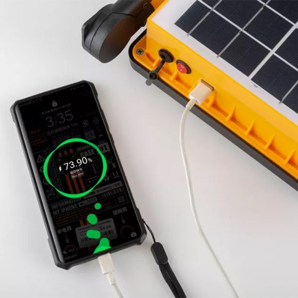 ⁦תאורה ניידת 100W POWERLINE 240LED 15000Mah⁩ – תמונה ⁦3⁩