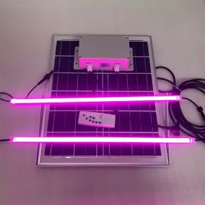 תאורת סולארית ספקטרום UV לגידול צמחים 100W SMD FSO גוף אלומיניום