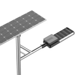 תאורה סולארית ציבורית מקצועית 14 שעות 120W 170Lm/W IP67 240led 6000K 20400Lm