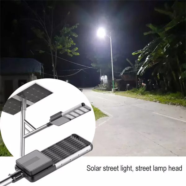 ⁦תאורה סולארית ציבורית מקצועית 14 שעות 120W 170Lm/W IP67 240led 6000K 20400Lm⁩ – תמונה ⁦3⁩