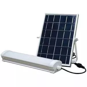 קיט תאורת לד סולארית לחרום/סוכה/מחסן NEWTEC 60W 10000Mah 600*60*45MM