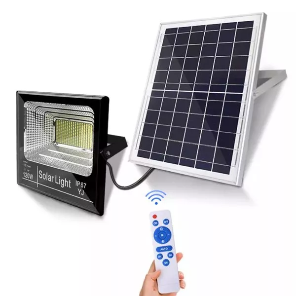 תאורה סולאירת 6 שעות תאורה 100W POWERLINE