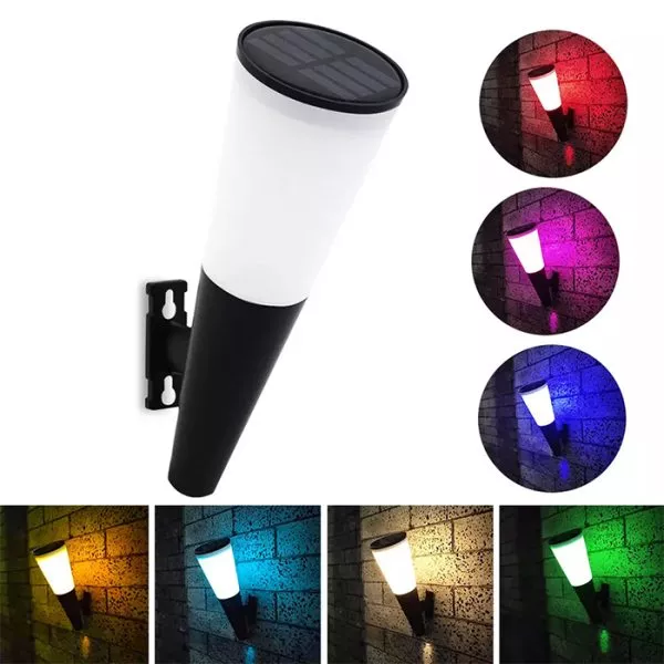 ⁦תאורת קיר סולארית דגם TORCH 10W - 212*70MM⁩ – תמונה ⁦2⁩