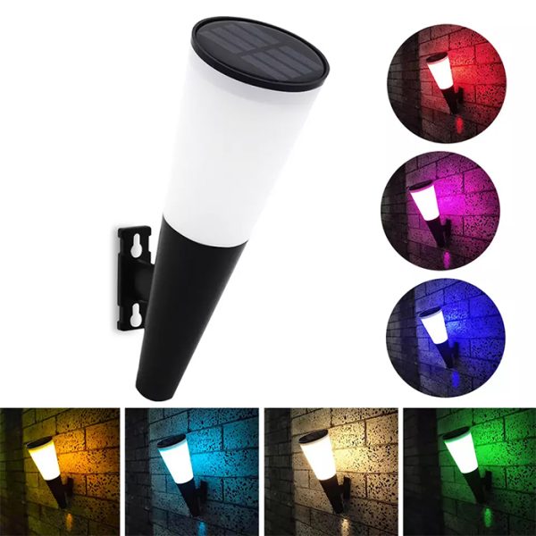 ⁦תאורת קיר סולארית דגם TORCH 10W - 212*70MM⁩ – תמונה ⁦2⁩