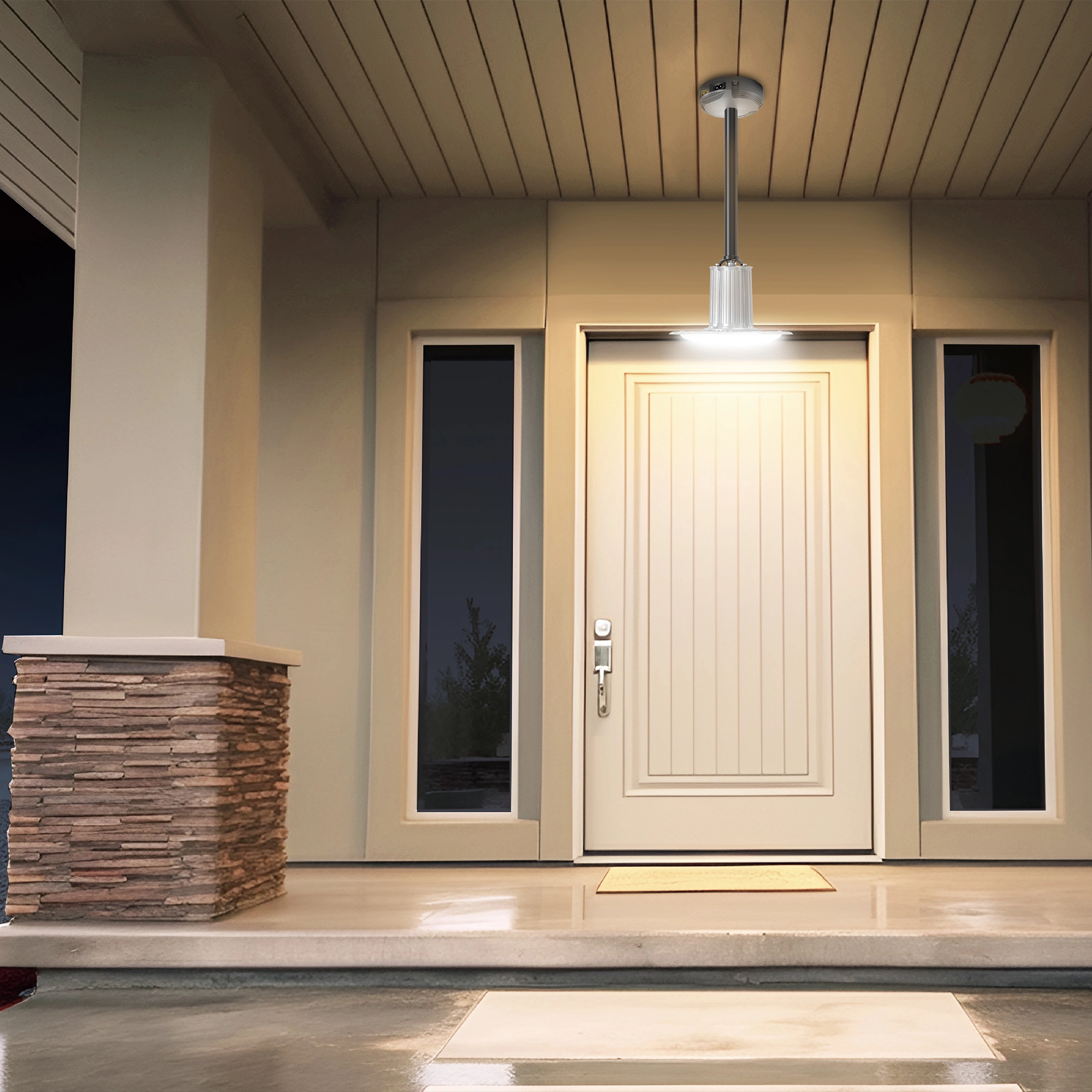 תאורת פנים סולארית NEWTEC CARBON 24W