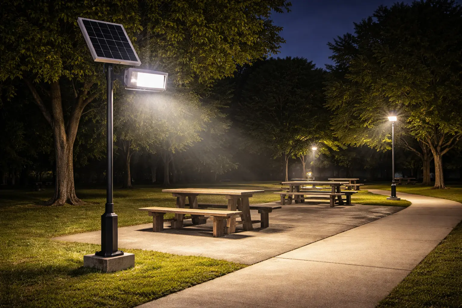 תאורת הצפה 500W סולארית