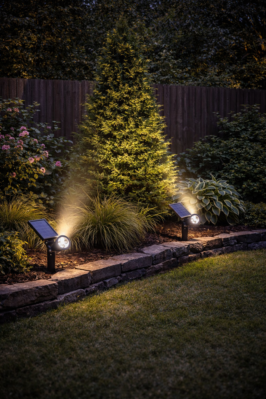 תאורת כניסה ושביל גינה