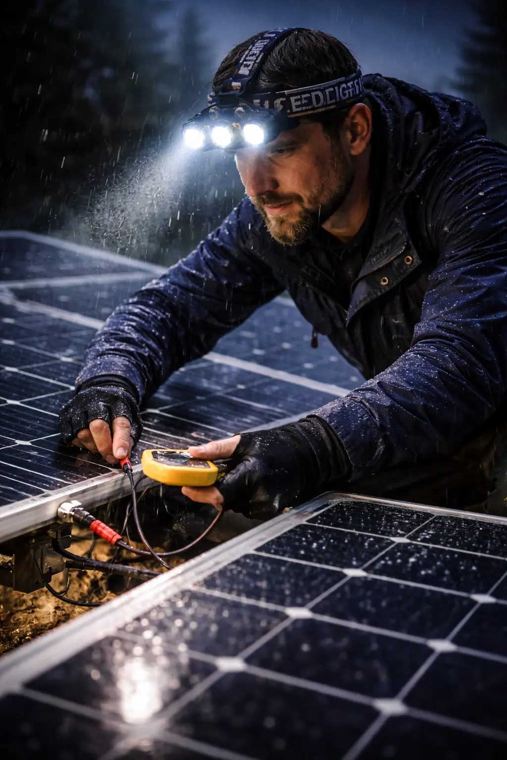 פנס ראש 7 נורות NEWTEC AL16