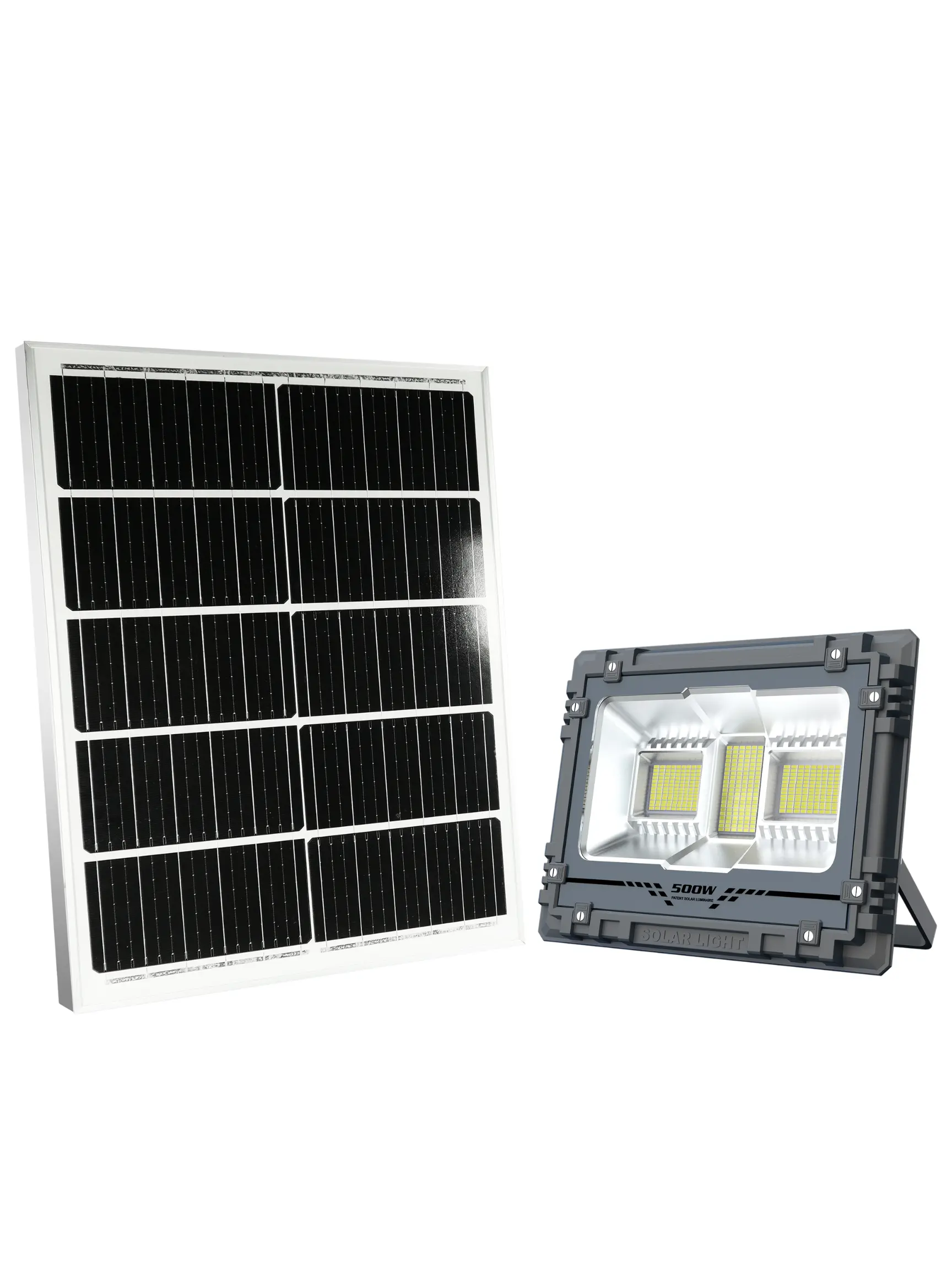 תאורת הצפה סולארית 500W אור קר Newtec 6000K תאורת הצפה סולארית 500W אור קר Newtec 6000K – תמונה 1