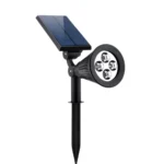 תאורת גינה סולארית דוקרן צבע אדום Newtec RLGLRL