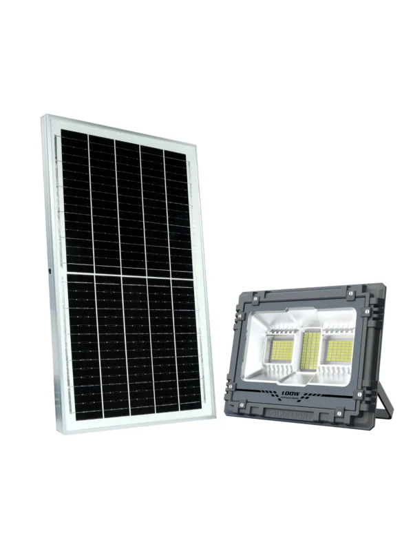 תאורת הצפה סולארית Newtec 100W